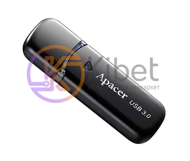 USB 3.0 Флеш накопитель 64Gb Apacer AH355, Black (AP64GAH355B-1)