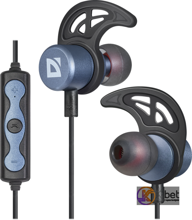 Наушники Defender FreeMotion B685, Metallic Blue, Bluetooth, микрофон, магнитное