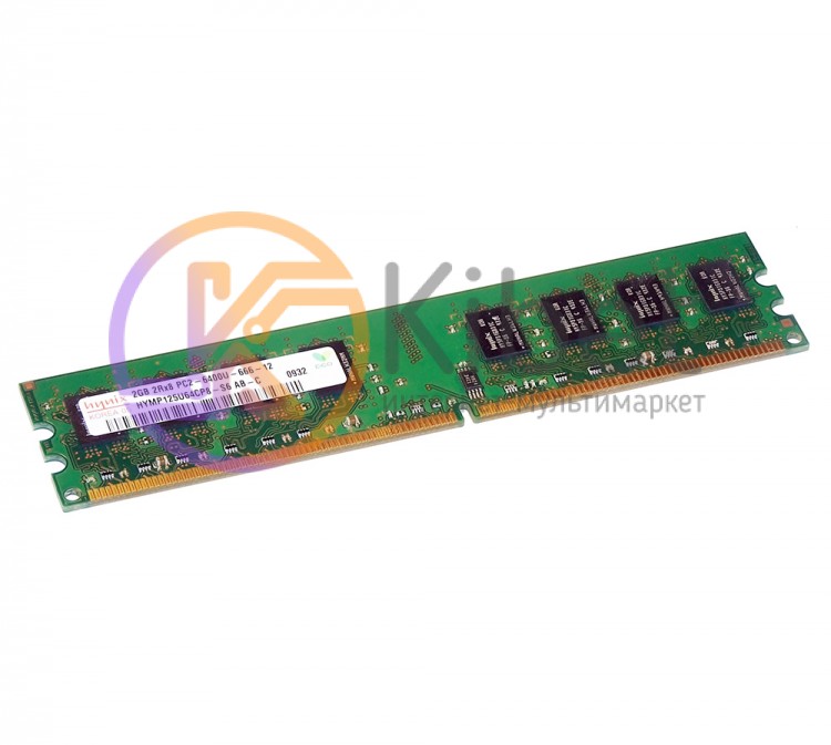 Модуль памяти 2Gb DDR2, 800 MHz (PC6400), Hynix Original, CL6 (HYMP125U64CP8-S6)