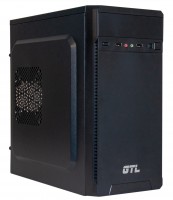 Корпус GTL 1617+ Black, 400 Вт, Mini Tower, Micro ATX Mini ITX, 2xUSB 2.0, 1x1