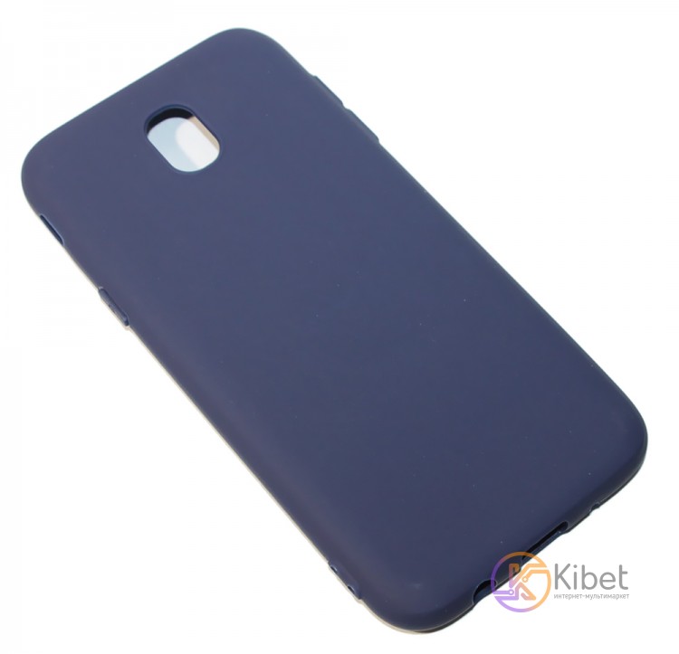 Накладка силиконовая для смартфона Samsung J530, Incore Soft Case Matte, Dark Bl