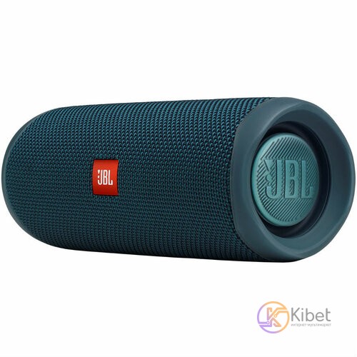 Колонка портативная 2.0 JBL Flip 5 Blue, 20B, Bluetooth, питание от аккумулятора