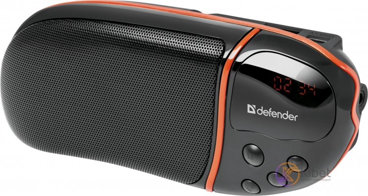 Колонка портативная Defender Spark M1, Black Orange, 6 Вт, FM-приемник, MP3-плее