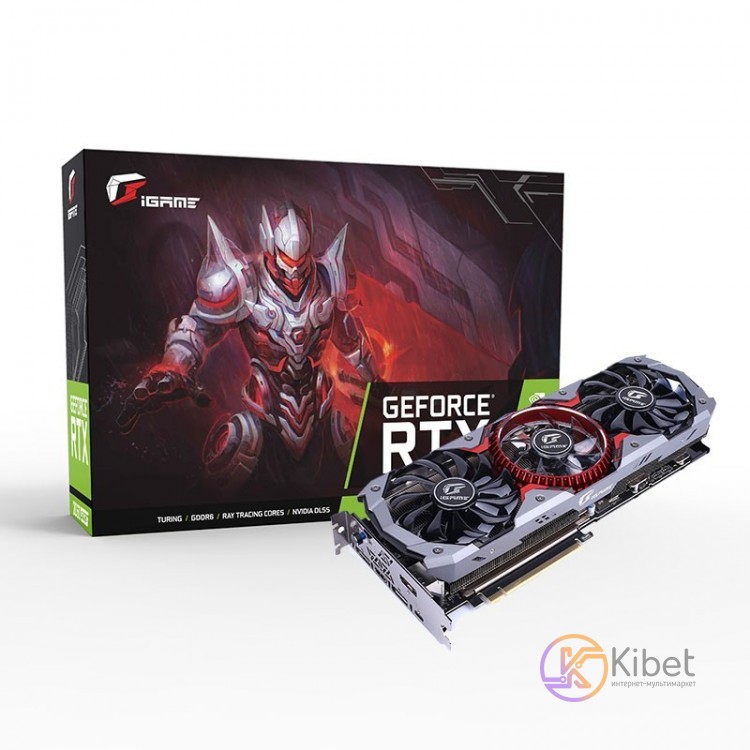 Видеокарта GeForce RTX 2070 SUPER, Colorful, iGame Advanced OC-V, 8Gb DDR6, 256-