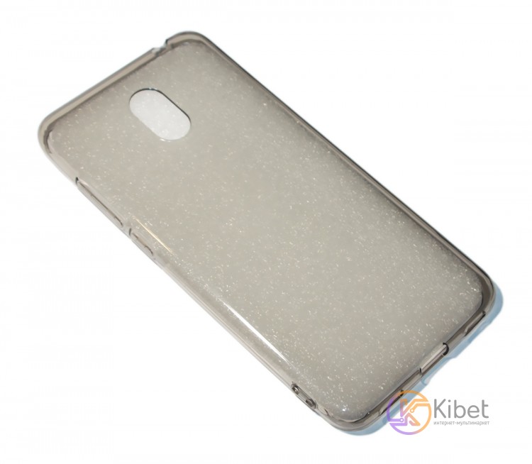 Накладка силиконовая для смартфона Meizu M6 Dark Transparent