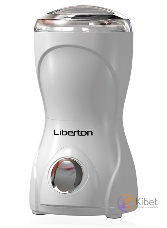 Кофемолка Liberton LCG-1601 White, 160 Вт, 70 г, импульсный режим