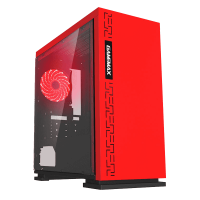 Корпус GameMax Expedition Red, без БП, Mini Tower, Micro ATX Mini ITX, 1хUSB 3