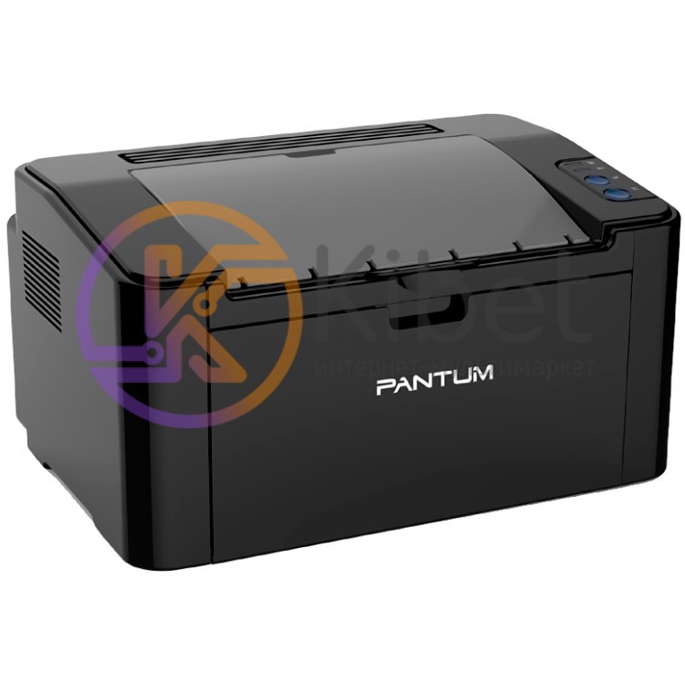 Принтер лазерный ч б A4 Pantum P2500W, Black, WiFi, 1200x1200 dpi, до 22 стр мин