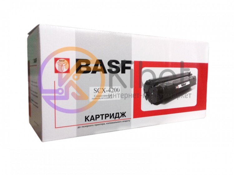 Картридж Samsung SCX-D4200A, Black, SCX-4200 4220, 3000 стр, BASF (BASF-KT-SCXD4