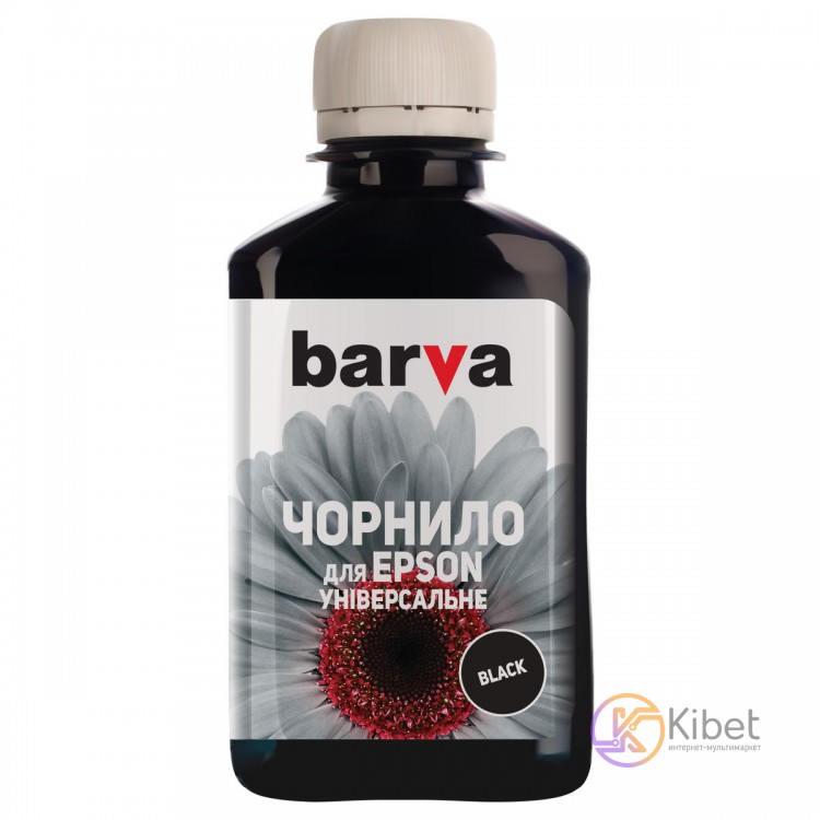 Чернила Barva Epson Universal №1, Black, 180 мл (EU1-451)
