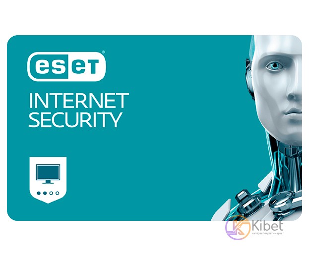 Антивирусная программа Eset NOD32 Internet Security 2ПК 12М (EIS-K12202) (ключ в