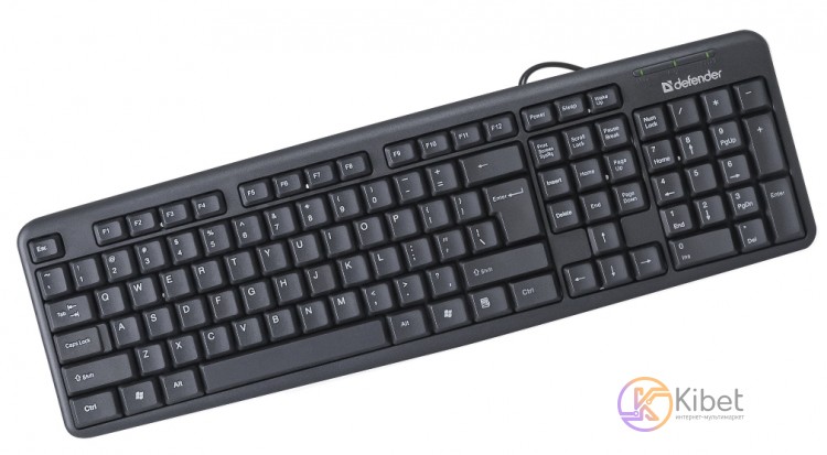 Клавиатура Defender Element HB-520 B Black, PS 2, стандартная (45520)
