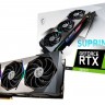 Видеокарта GeForce RTX 3070 Ti, MSI, SUPRIM, 8Gb GDDR6X, 256-bit, HDMI 3xDP, 184