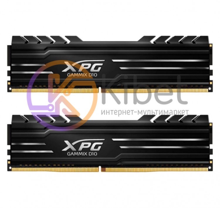 Модуль памяти 4Gb x 2 (8Gb Kit) DDR4, 2666 MHz, XPG Gammix D10, Black, 16-16-16-