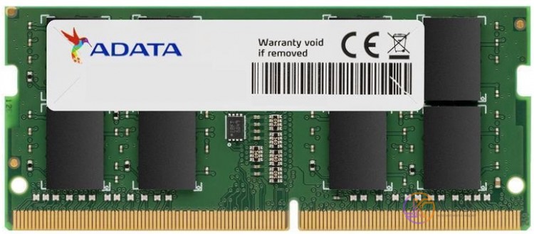 Модуль памяти SO-DIMM, DDR4, 16Gb, 2666 MHz, ADATA, 1.2V, CL19 (AD4S266616G19-SG