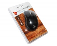 Мышь 2E MF103, Black, USB, оптическая, 1000 dpi, 3 кнопки, 1.5 м (2E-MF103UB)