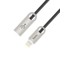 Кабель USB - Lightning, Hoco Zinc alloy metal, 1.2 m , U8, Tarnish