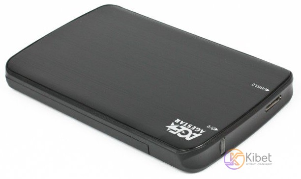 Карман внешний 2.5' AgeStar 3UB 2A12, Black, USB 3.0, 1xSATA HDD SSD, питание по