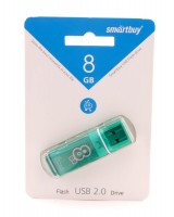 USB Флеш накопитель 8Gb Smartbuy Glossy series Green SB8GBGS-G