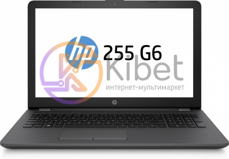 Ноутбук 15' HP 255 G6 (3DP10ES) Dark Ash Silver 15.6', матовый LED (1920x1080),