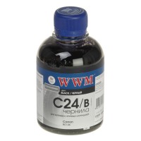 Чернила WWM Canon BCI-24, Black, 200 г (C24 B)