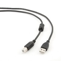 Кабель USB 2.0 (AM) - USB 2.0 (BM), 4.5 м, Black, Cablexpert, профессиональная с