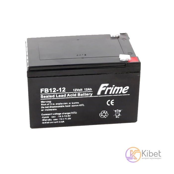Батарея для ИБП 12В 12Ач Frime FB12-12 ШxДxВ 150x98x95