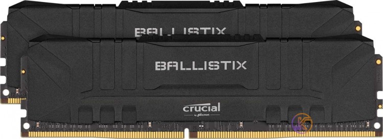 Модуль памяти 8Gb x 2 (16Gb Kit) DDR4, 3200 MHz, Crucial Ballistix, Black, 16-18