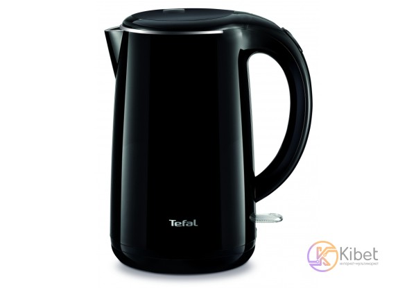 Чайник Tefal KO260830 Safe'Tea Black, 2150W, 1.7L, индикатор уровня воды, пласти
