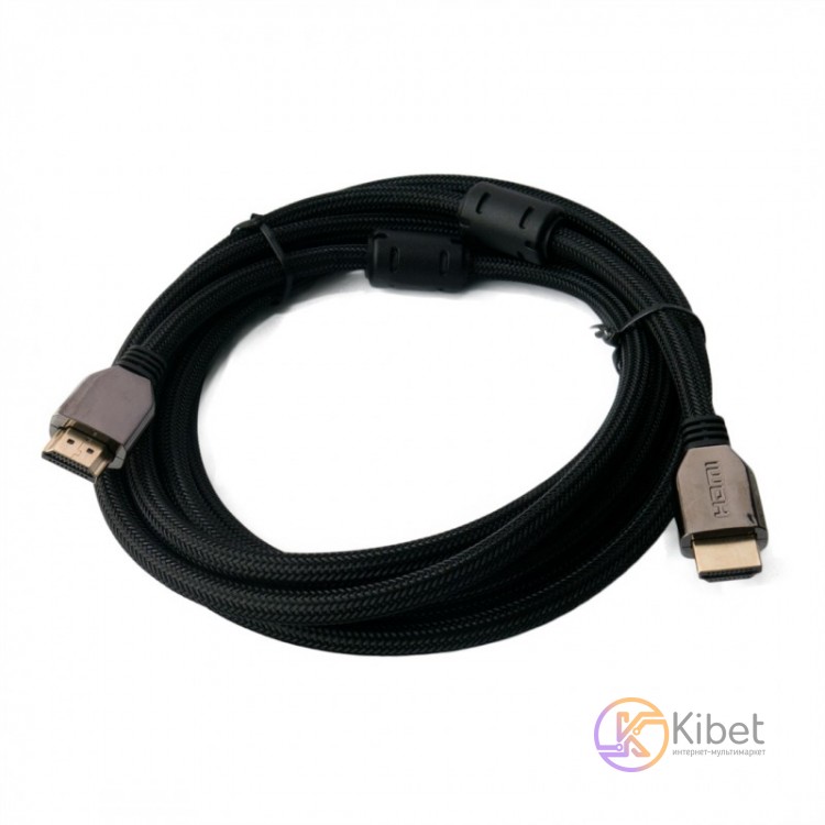 Кабель HDMI - HDMI 3 м Extradigital Black, V2.1, позолоченные коннекторы (KBH179