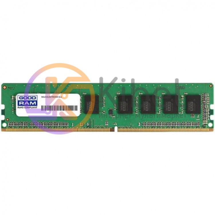 Модуль памяти 8Gb DDR4, 2666 MHz, Goodram, 19-19-19, 1.2V (GR2666D464L19S 8G)