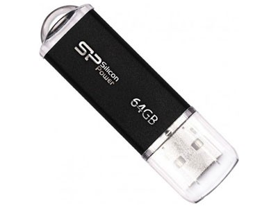 USB Флеш накопитель 64Gb Silicon Power Ultima II-I Черный SP064GBUF2M01V1K