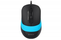Мышь A4Tech Fstyler FM10 1600dpi Black+Blue, USB