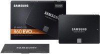 Твердотельный накопитель 500Gb, Samsung 860 Evo, SATA3, 2.5', MLC, 550 520 MB s
