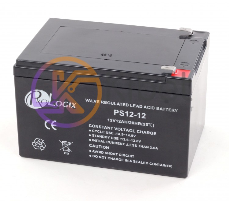 Батарея для ИБП 12В 12Ач ProLogix PS12-12 ШxДxВ 150x98x94