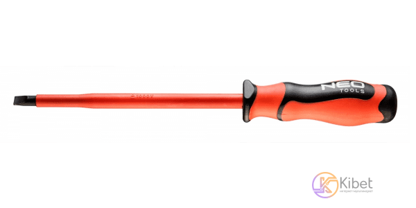 Отвертка Neo Tools шлицевая 1.6 x 8 x 175 мм, 1000 В (04-155)