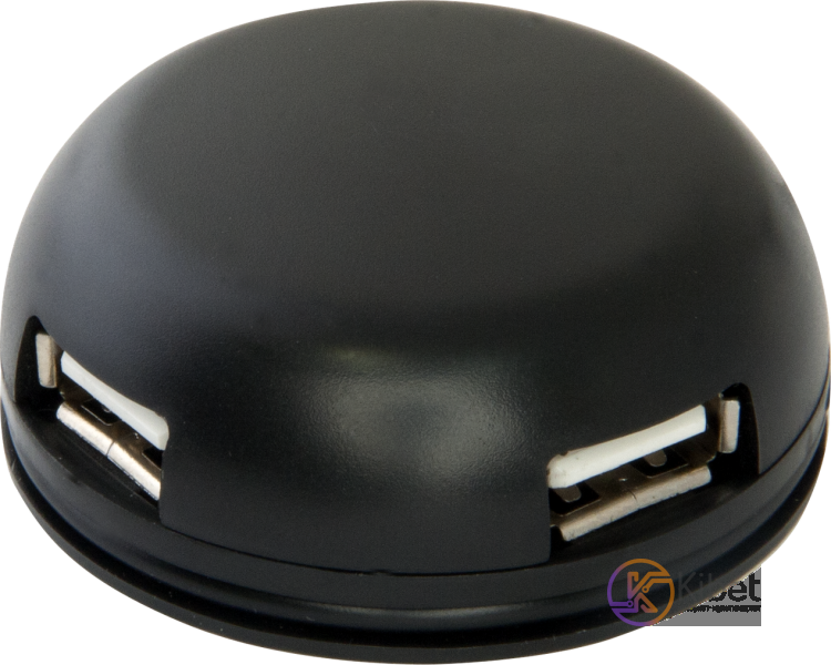 Концентратор USB 2.0 Defender Quadro Light, Black, 4xUSB 2.0 (83201)