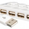 Концентратор USB 2.0 Frime FH-20011 White, 4 порта