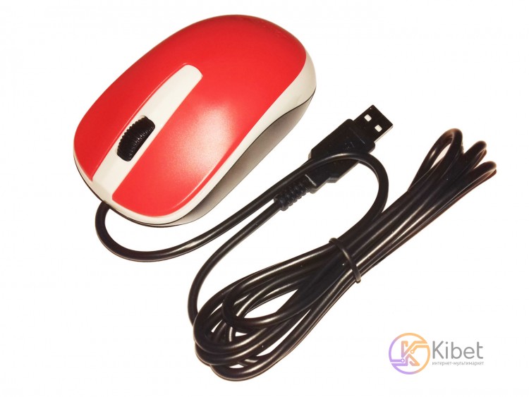 Мышь Genius DX-120 Red, Optical, USB, 1000 dpi