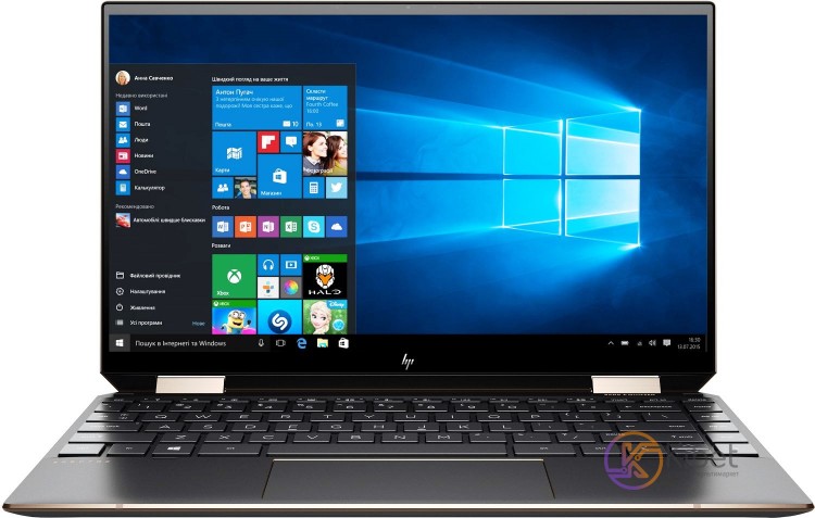 Ноутбук 13' HP Spectre x360 Convertible 13-aw0009ur (8PN73EA) Black-Gold 13.3',