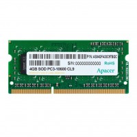 Модуль памяти SO-DIMM, DDR3, 4Gb, 1333 MHz, Apacer, 1.5V (DS.04G2J.K9M)