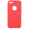 Накладка силиконовая для смартфона Apple iPhone 7 8, Soft case matte Red