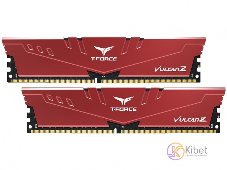 Модуль памяти 8Gb x 2 (16Gb Kit) DDR4, 3000 MHz, Team Vulcan Z, Red, 16-18-18-38
