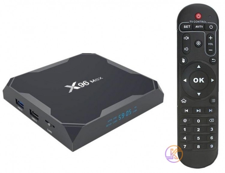 ТВ-приставка Mini PC - X96MAX+ s905X3, 2G, 16G, UA, USB 3.0, Android 9 (X96MAX+
