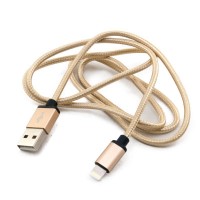 Кабель USB - Lightning, Extradigital, Gold, Premium MFi, 1 м (KBA1661)
