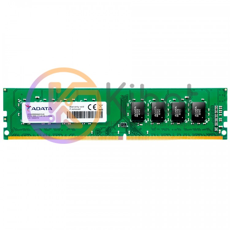 Модуль памяти 4Gb DDR4, 2666 MHz, A-Data Premier, 19-19-19, 1.2V (AD4U2666J4G19-