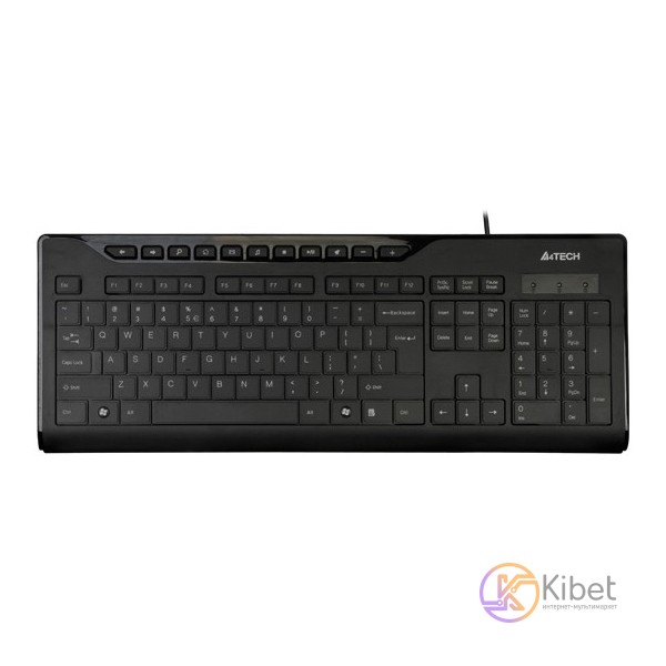 Клавиатура A4Tech KD-800 Black, USB, стандартная