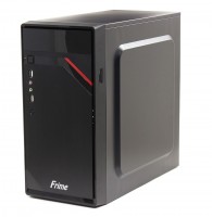 Корпус Frime FC-003B Black, 400W, 80mm, Micro ATX, 3.5mm х 2, USB2.0 x 2, 5.25'