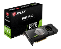 Видеокарта GeForce RTX 2070, MSI, AERO, 8Gb DDR6, 256-bit, HDMI 3xDP, 1620 14000
