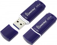 USB 3.0 Флеш накопитель 64Gb Smartbuy Crown Blue SB64GBCRW-Bl